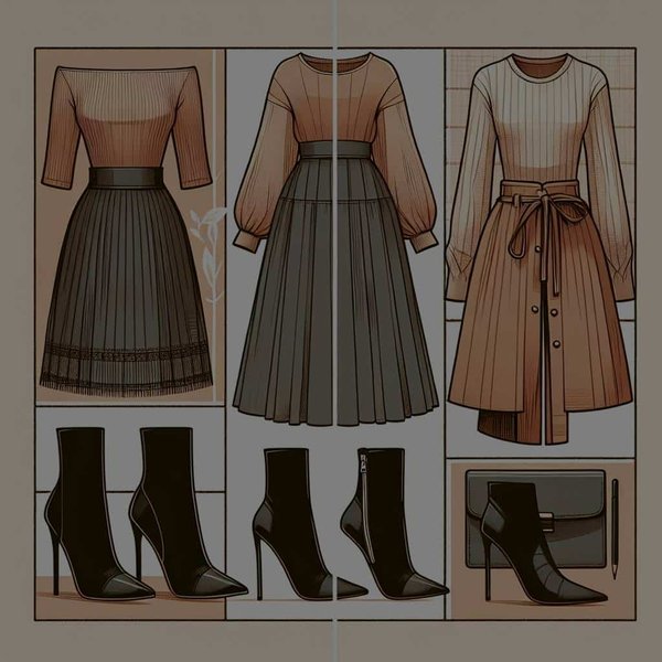 Comment marier des bottines à talons avec une jupe longue pour une silhouette harmonieuse?